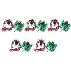 TECNOULAB 5pcs XH-A158 Bluetooth 5.0 Audio Amplifier Board PAM8403 Wireless Speaker 5W+5W