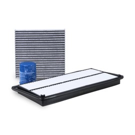 15400-PLM-A02 Oil Filter & 17220-61A-A00 Engine Air Filter & 80292-TF0-G01 Cabin Air Filter Fit for 2023-2025 Honda Pilot 3.5L, 2025 Passport 3.5L