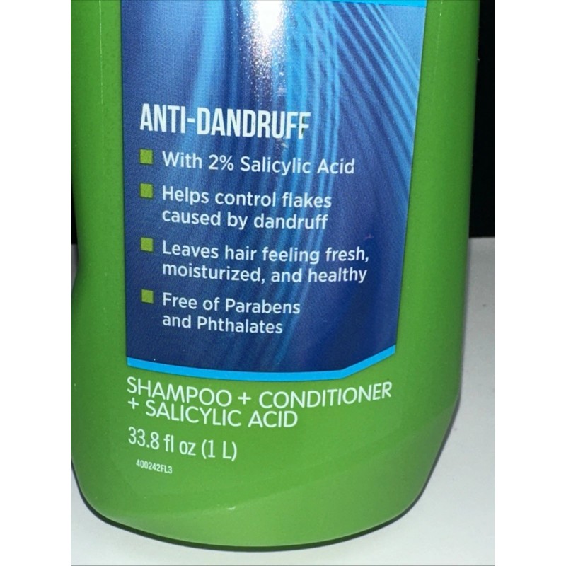 Pert 2 PACK Pert ADVANCED 33.8oz Anti-Dandruff Relief 2-in-1 Shampoo