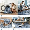 Lessymo Area Rug 9x12 Living Room, Washable Abstract Soft Carpet