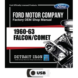 1960-1963 Falcon Comet Factory OEM Shop Manuals on USB