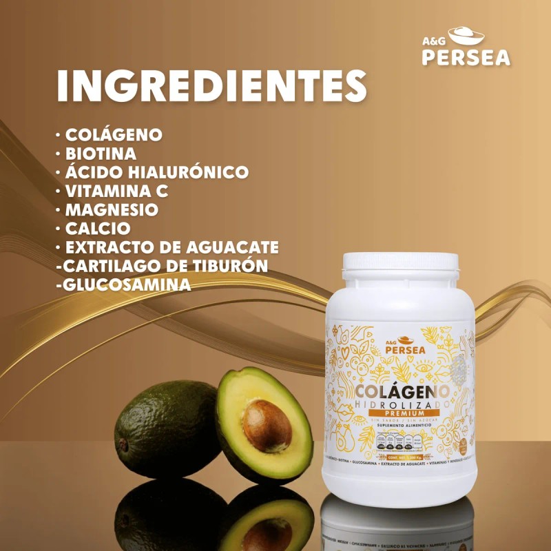 A&g Persea - Pack 3 Colageno Premium 1.2 Kg C/u