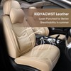 KIDYACWST Auto Car Seat Covers Accessories Front Seat Leather Cushion