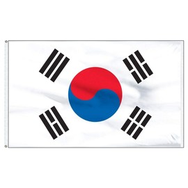 Trade Winds 3x5 South Korea Flag Korean Banner Country Indoor Outdoor Pennant New Huge Premium Fade Resistant