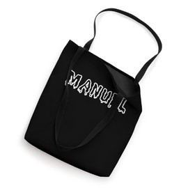 Scary Name Manuel Creepy Horror Font Tote Bag