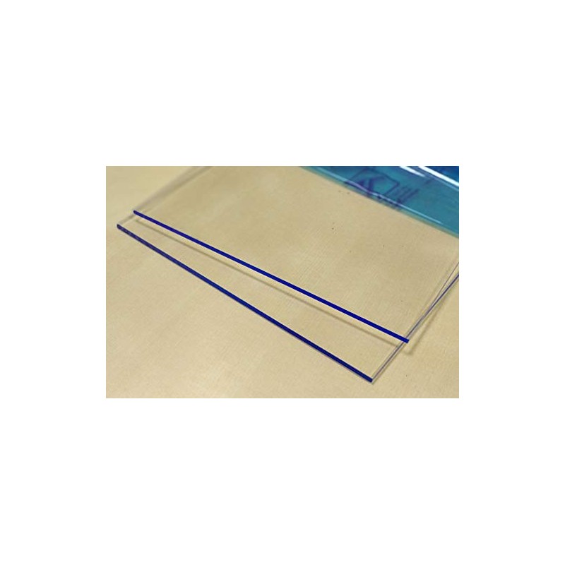 Laserplast Pack of 5 Clear Perspex 3mm 20x20cm Perspex Sheet
