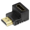 OcioDual HDTV 1.4 Angle Male to Female Adapter Black 90