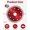 ZORUNNA 2Pcs Diamond Saw Blades, 5" Tile Grinder Cutting Blade