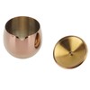 Large Stainless Steel Sugar Bowl Spice Jar With Lid Storage