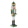 Northlight 24" Green and Gold Christmas Nutcracker King with Sword