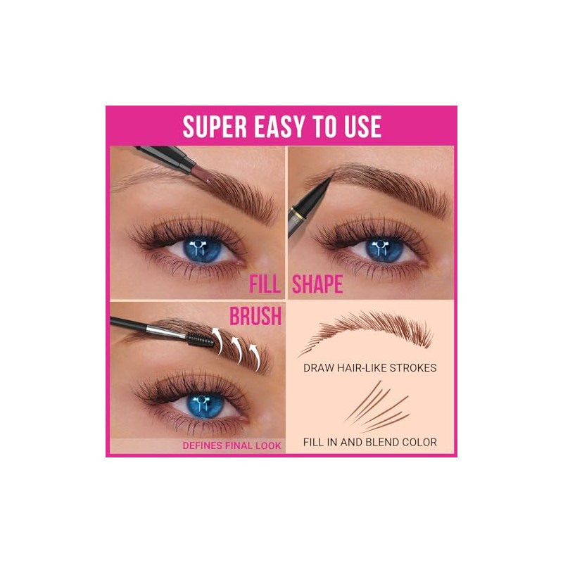 iMethod Lápiz De Cejas Microblading 2 En 1 Con Doble