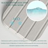 Tapete para llave para lavabo de baño (17 pulgadas, gris