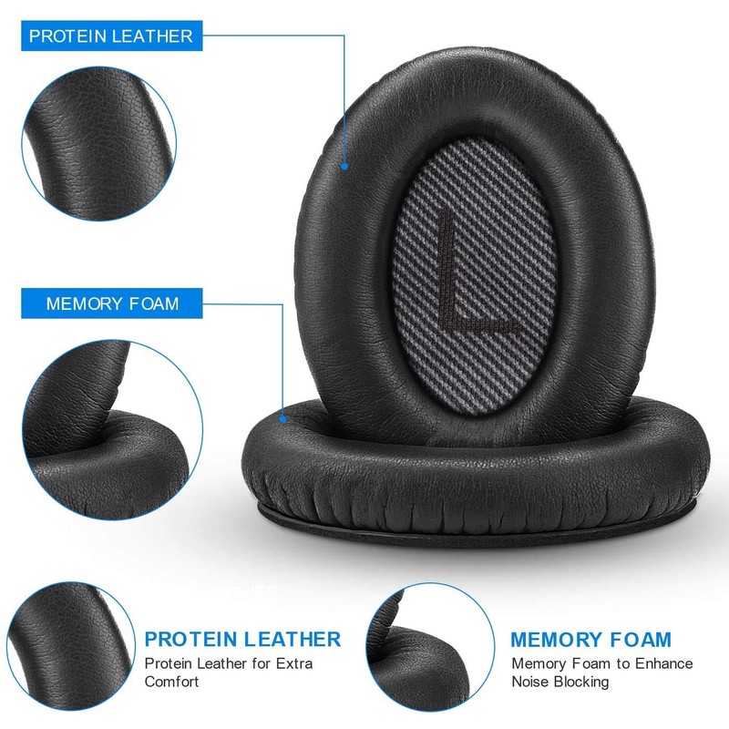 YQ Replacement Ear Pads Earpads for Bose QuietComfort QC 2