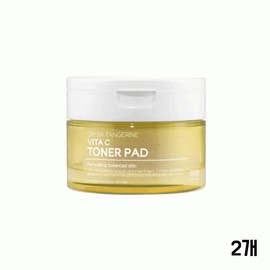 Bulletinash Partners Ten Zero Pad Vita C Mild Green Tangerine Toner Pad 160g (70 sheets) 2 / 텐제로 패드 비타씨 순한 청귤 토너 패드 160g(70매) 2개
