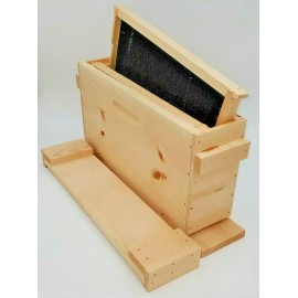 Midnight Bee Supply Assembled 2 Frame, Nuc, Deep Langstroth Beehive Box Commercial Pine