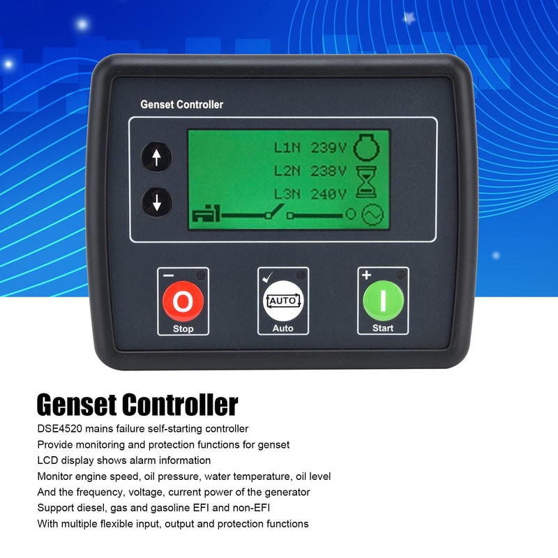 DSE4520 Genset Controller, Generator Controller, Self Starting LCD Display Auto