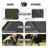 Portable Sitting Pad, 17.9'' x 14'' Oversized Camping Seat Cushion,