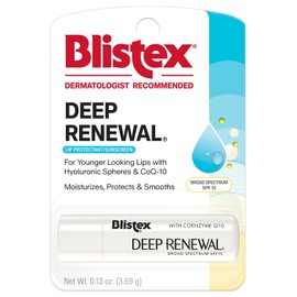Blistex SPF 15 Protector Labial de Renovación Profunda, para labios de aspecto más joven, 0.13 onzas