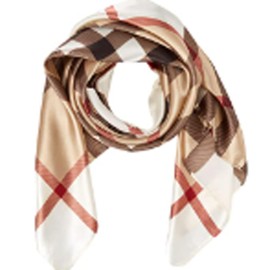 Ecroon Elegant Women's Silk Scarf, Headscarf, Business Silk Scarf, Bandana, Handkerchief - m