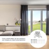 Angoily 4PCS Roman Blind Fixing Brackets, Lock Blind Brackets, Window