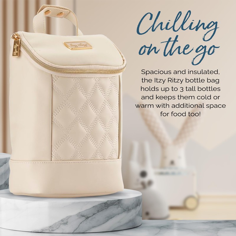 Itzy Ritzy Insulated Bottle Bag – Keeps Bottles Warm or