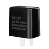 Weasch 12VDC Adjustable Prong Flasher Replacement Compatible, with LED Electronic