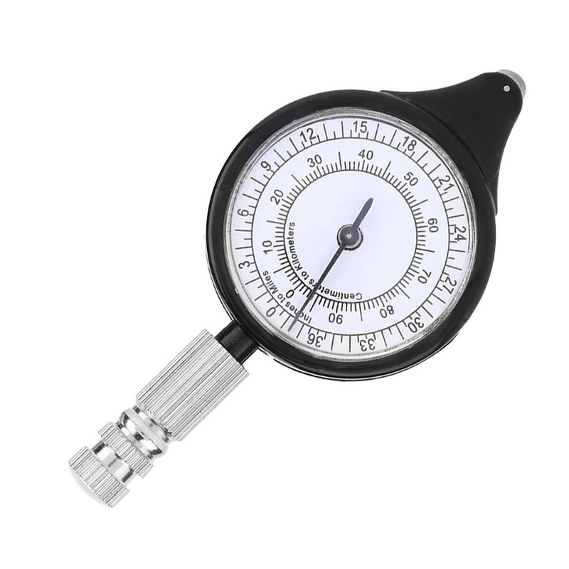Alomejor Map Distance Measuring Tool, Aluminium Alloy and ABS, Portable,