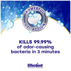 Efferdent Overnight Whitening Cleaner Tablets For Retainers Dentures 126 Count