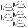 SINCHEEWAY Slatwall Hat Holder, Metal Wire Hat Display Rack for