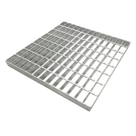 Natotela 16in Galvanized Steel Drain Grate-Durable Heavy Duty Metal Catch Basin Grate for 16" Concrete Catch Basin,Outdoor Drainage Grates for Garage,Sewer,Dowmspout,Driveway(15.55x15.55 in)