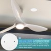 Operitacx 4pcs Ceiling Cover Plate Ceiling Hole Covers with Screws