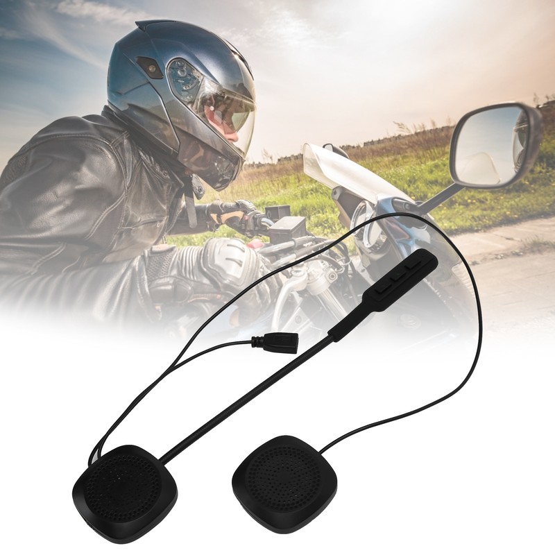 Motorcycle Helmet Bluetooth Headphone Wireless Bluetooth 5.0 Stereo Noise Reduction