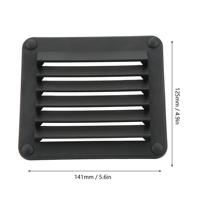 2pcs Air Vent Ventilation Opening Side Exhaust Port Rectangular Ventilation