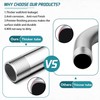 12 Inch Shower Arm with Flange,Stainless Steel 90 Degree Rain