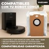 VAZCAN® 6 Replacement Bags Compatible with Cecotec Conga 2299, 2499,