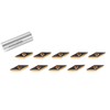 Accusize Industrial Tools Vbmt221 Carbide Inserts, CVD Coated, 10 Pcs/Set,
