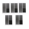 5Pcs Black Invisible Ring Size Adjuster for Loose Rings 6