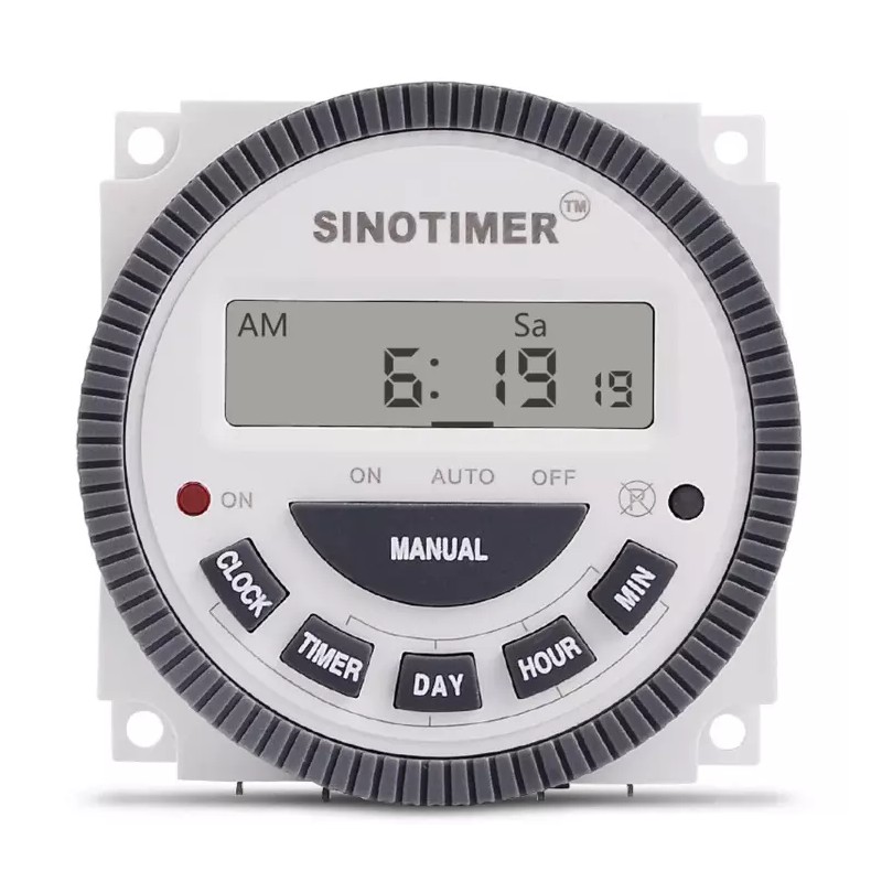 Sinotimer TM-619-4 Multipurpose Programmable Digital Timer Module Model Input 12VDC
