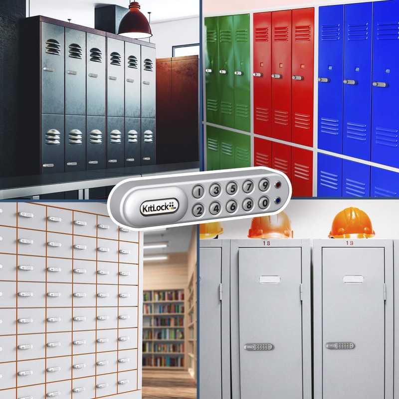 KitLock KL1000 Electronic Lock for Lockers and Furniture Keyless with