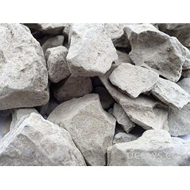 BLUE clay chunks natural for eating (food), 7 oz (210 g)