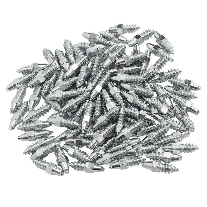 100PCS Tire Spikes Carbide Alloy 21mm Prevent Slip Wheel Tyre