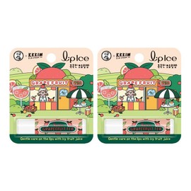 Lip Ice Lip Balm, Grapefruit Tea, 3.5g, 2 Pieces / 립아이스 립밤, 자몽티, 3.5g, 2개