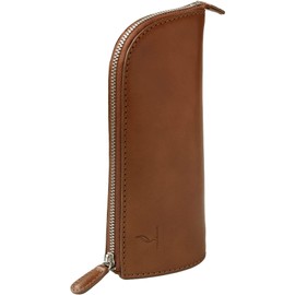 mieno Pen Case, Pen Storage, Stand Stand, Cowhide Leather, Genuine Leather, brown (camel brown), Pen Case