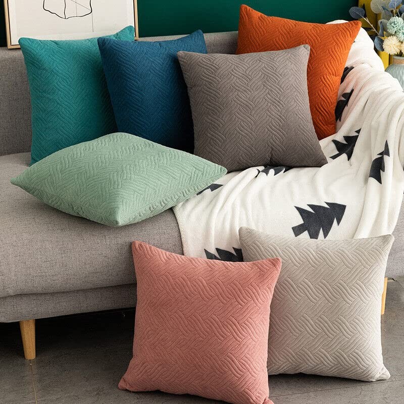 1PC Modern Decorative Velvet Cushion Cover Square Velvet European Pillowcase,
