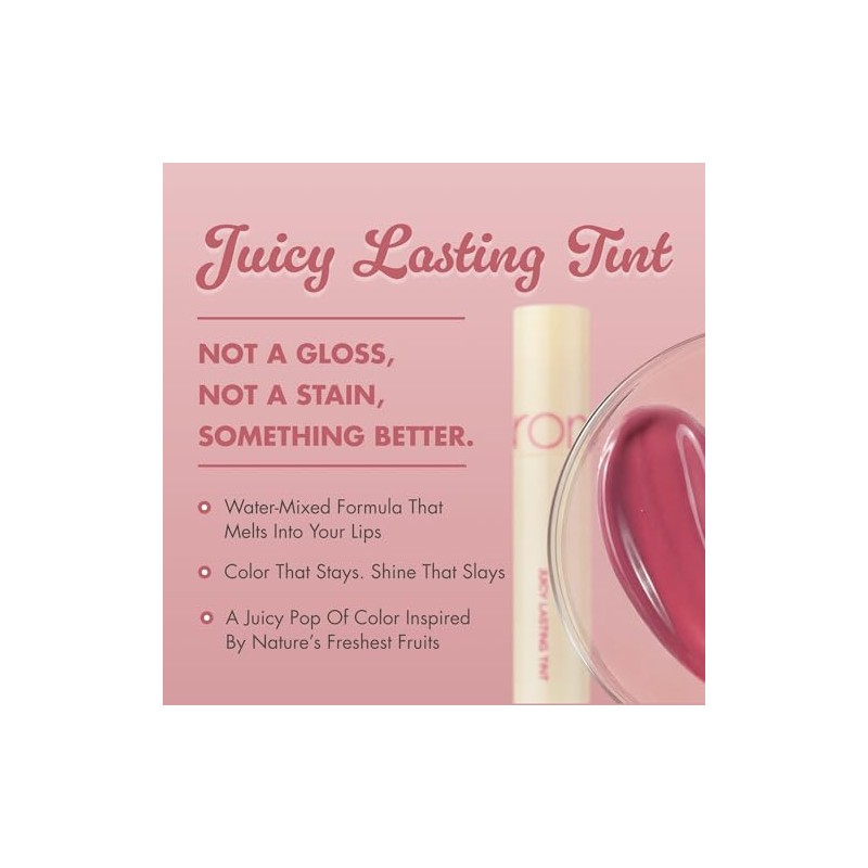 rom&nd JUICY LASTING TINT #28 Bare Fig - MLBB Mauve