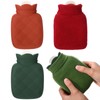 VIHOSE 2 Pcs Small Hot Water Bottle Bag 350ml for
