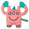 Touchdog Cartoon Three-eyed Monster Plush Dog Toy, One Size, Pink