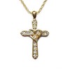 Devotions Chapel GRACE GOLD CRYSTAL CROSS Pendant