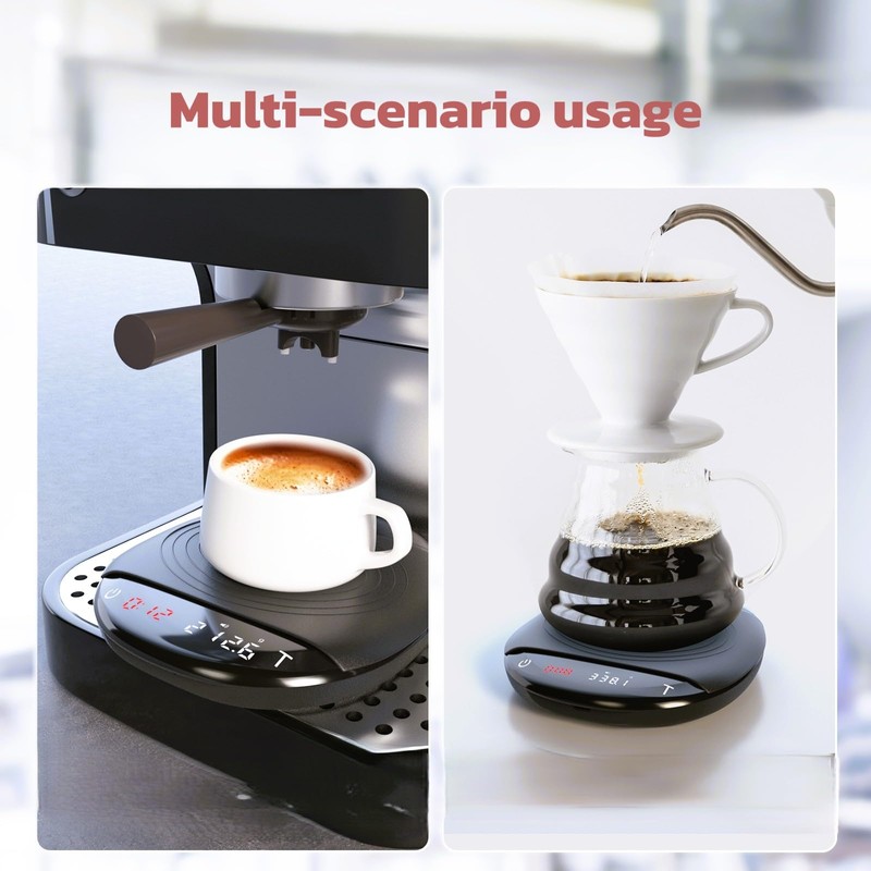 Mini Coffee Scale with Timer - Digital Espresso Scale 2kg/0.1g