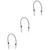 Gatuida 3pcs TRS Cable Adapter Female to Male Audio Converter